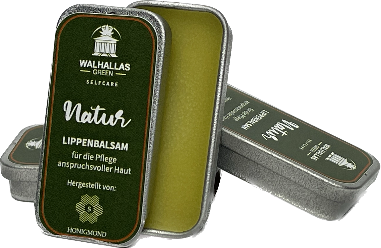 Walhallas Green x Honigmond Lippenbalsam "Natur"